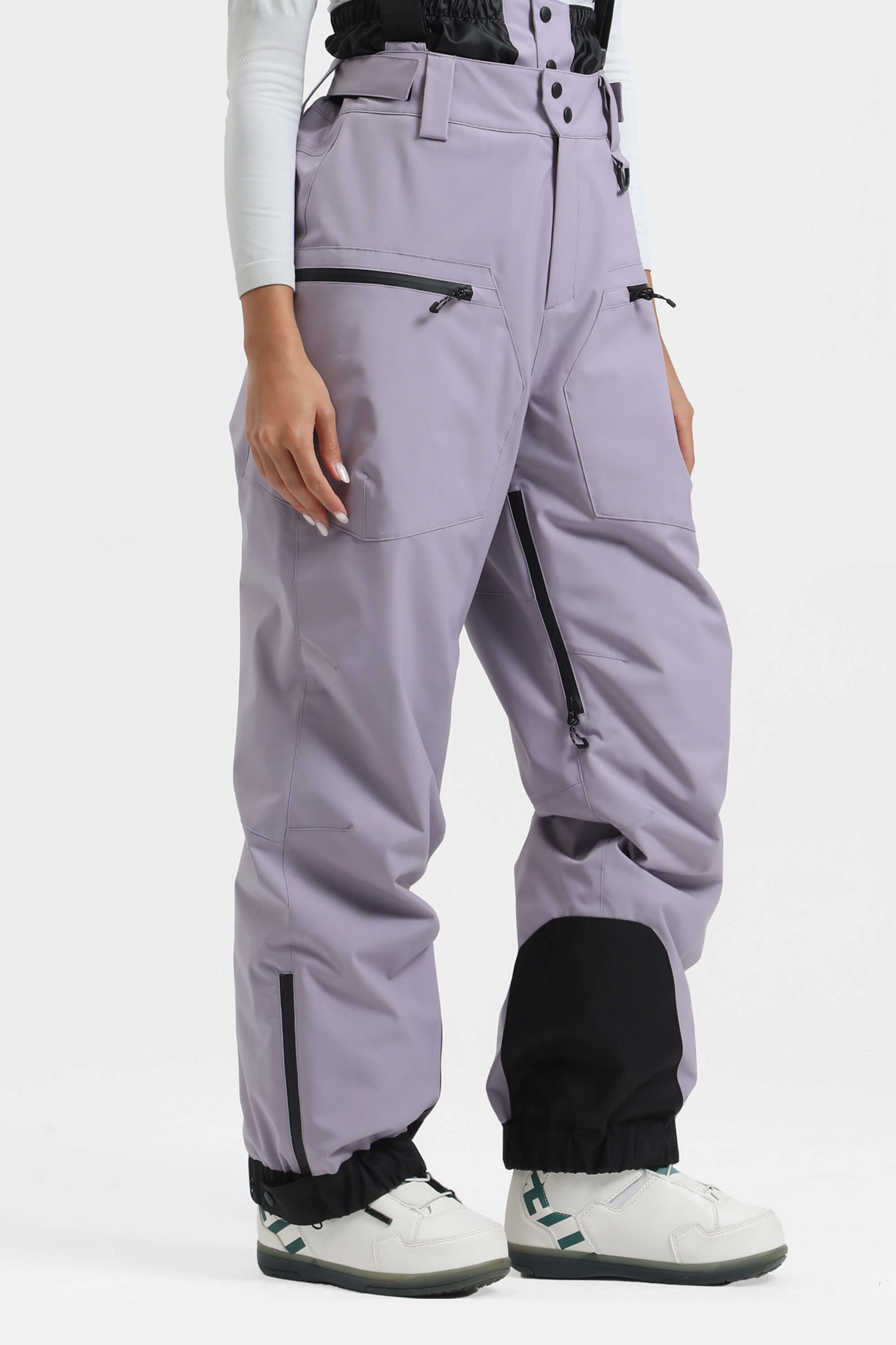 Calça de Neve Feminina com Suspensórios Removíveis Tech Lemartine