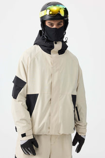 Jaqueta de Neve Masculina Raglan Impermeável e Respirável Lemartine