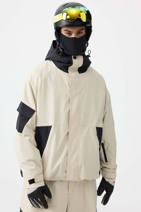Jaqueta de Neve Masculina Raglan Impermeável e Respirável Lemartine