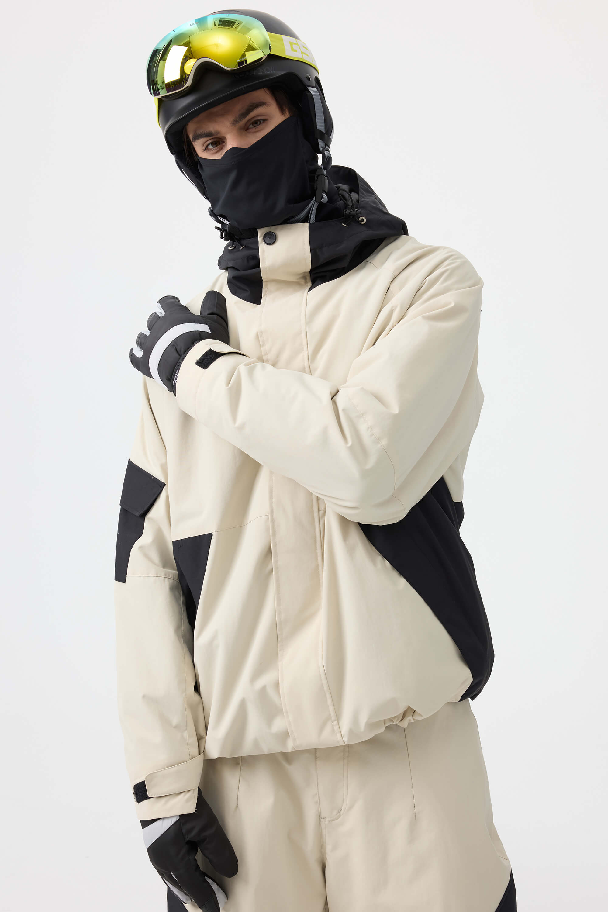 Jaqueta de Neve Masculina Raglan Impermeável e Respirável Lemartine