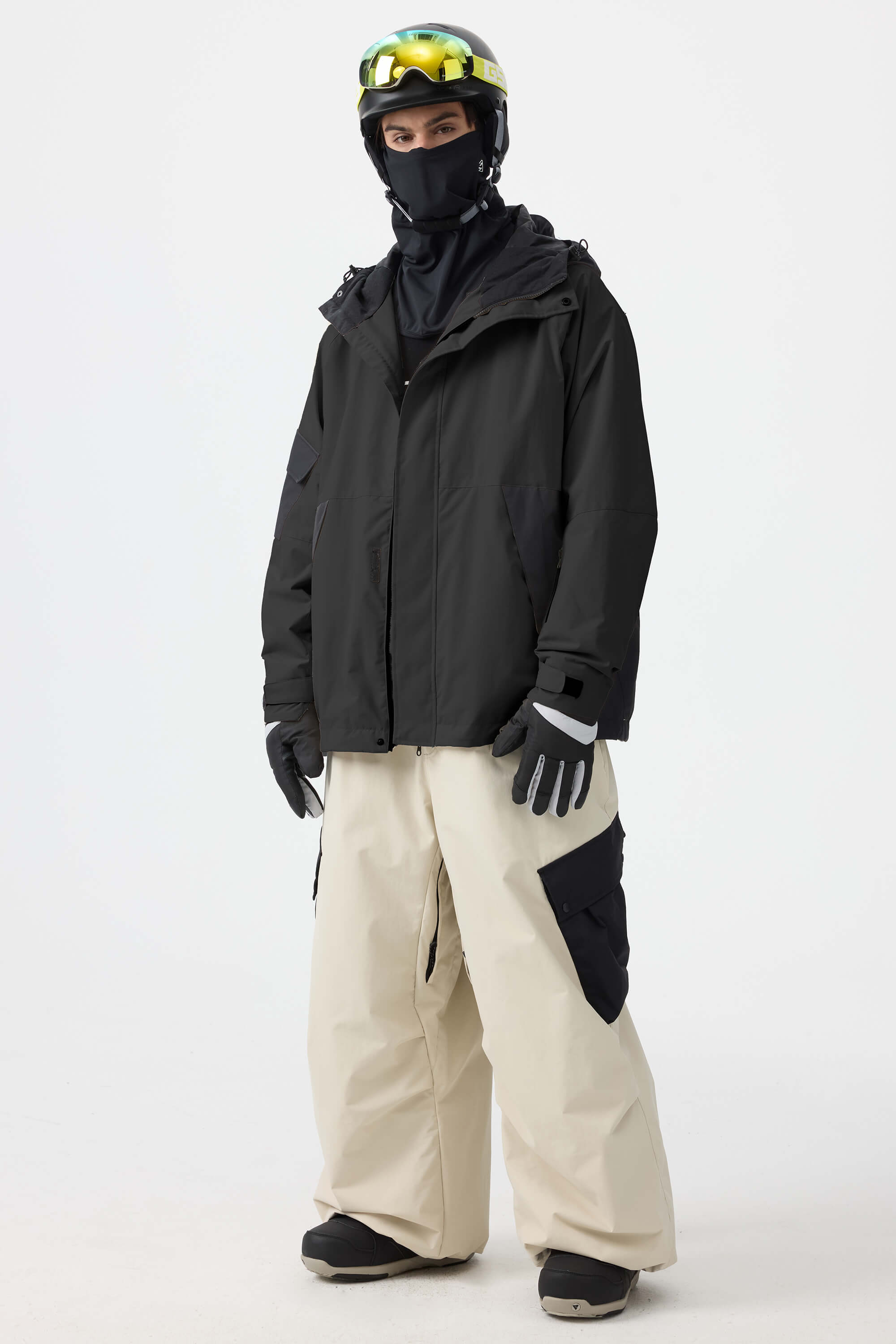 Jaqueta de Neve Masculina Raglan Impermeável e Respirável Lemartine