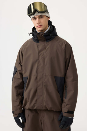 Jaqueta de Neve Masculina Raglan Impermeável e Respirável Lemartine