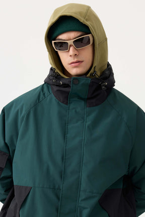 Jaqueta de Neve Masculina Raglan Impermeável e Respirável Lemartine