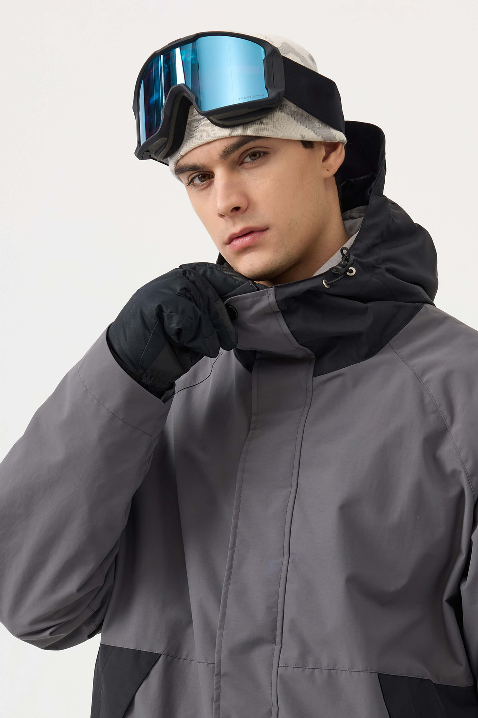 Jaqueta de Neve Masculina Raglan Impermeável e Respirável Lemartine