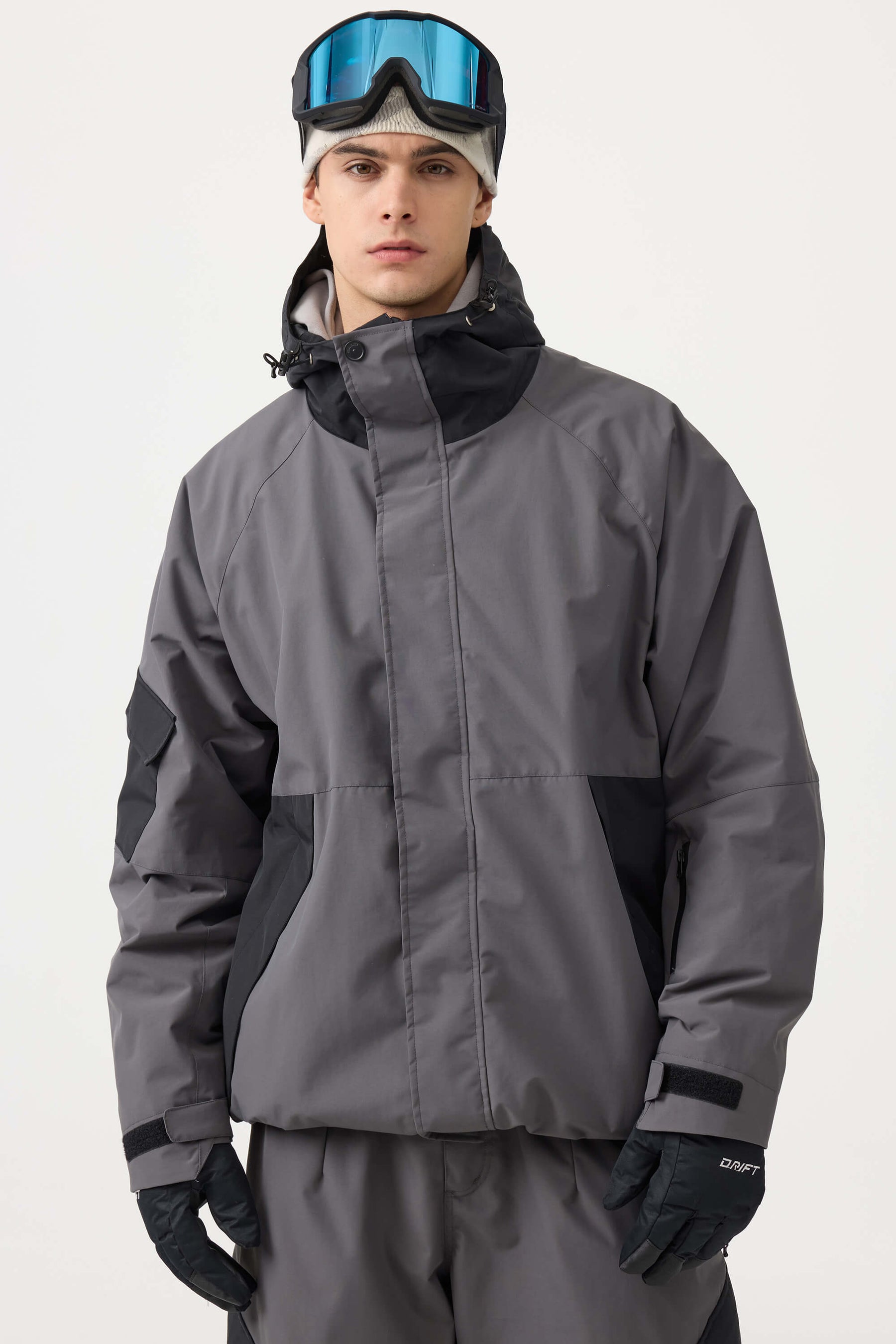 Jaqueta de Neve Masculina Raglan Impermeável e Respirável Lemartine