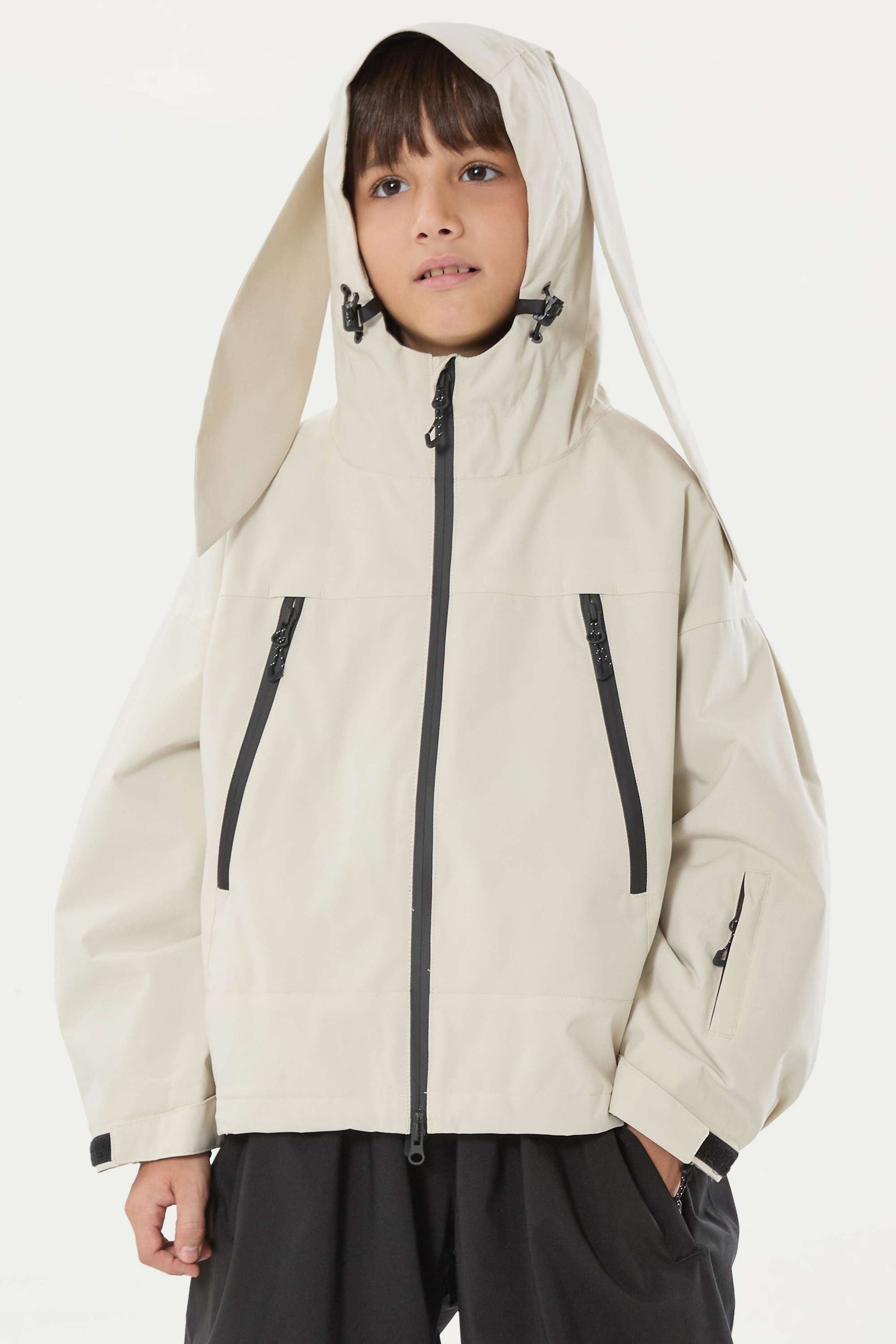 Jaqueta Infantil Masculina Big Ear Impermeável Lemartine