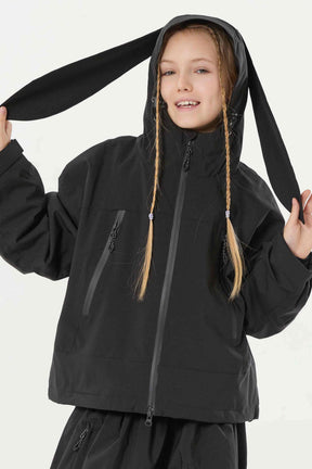 Jaqueta Infantil Feminina Big Ear Impermeável Lemartine