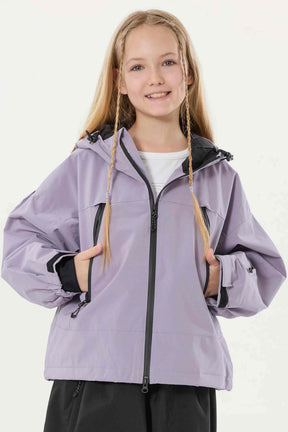 Jaqueta Infantil Feminina Big Ear Impermeável Lemartine