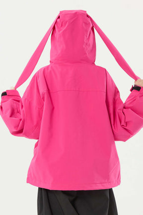Jaqueta Infantil Feminina Big Ear Impermeável Lemartine