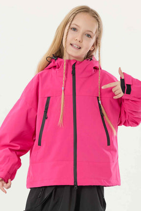 Jaqueta Infantil Feminina Big Ear Impermeável Lemartine