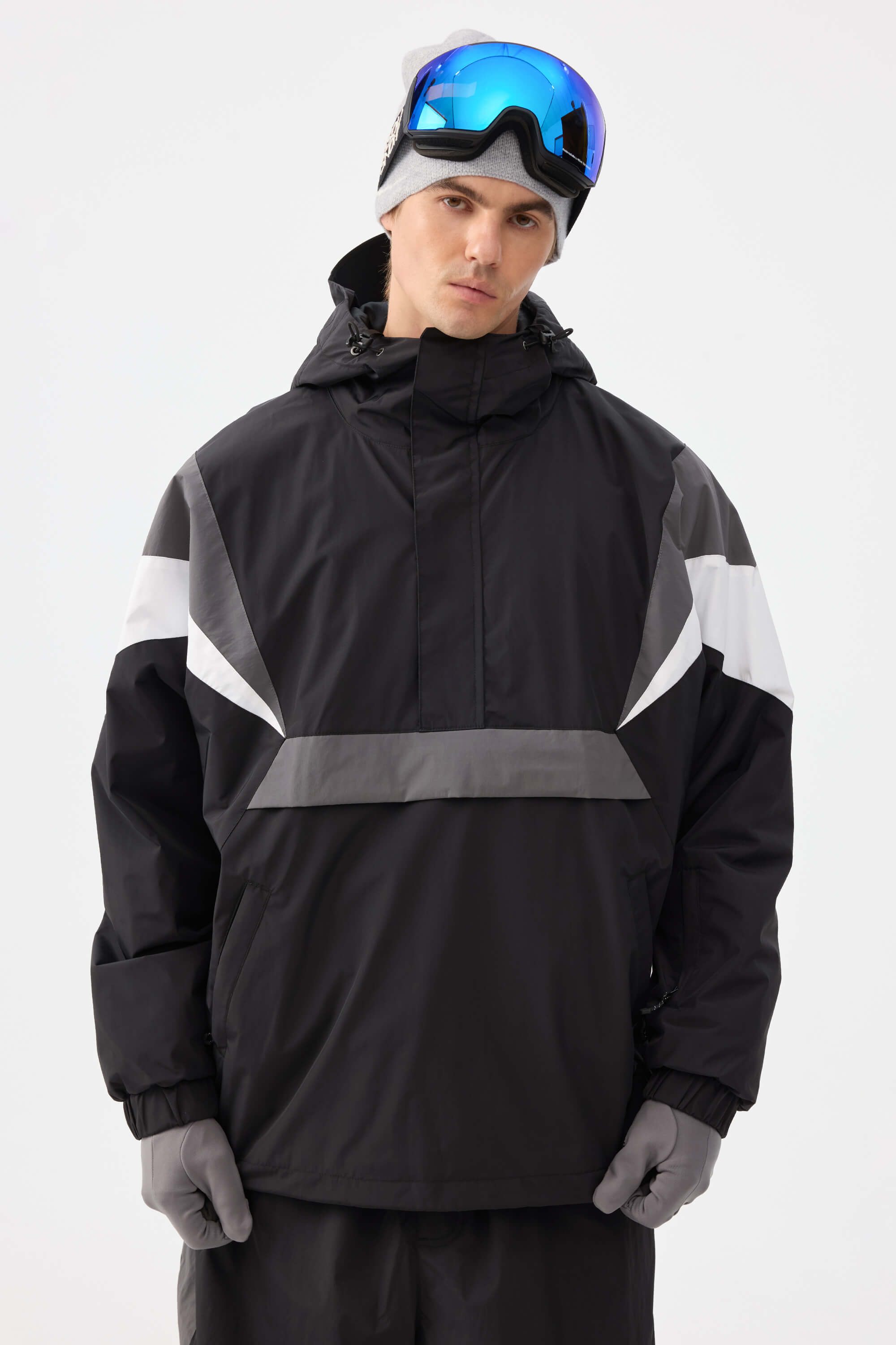 Jaqueta Masculina Térmica Impermeável Retro 90s Anorak Lemartine