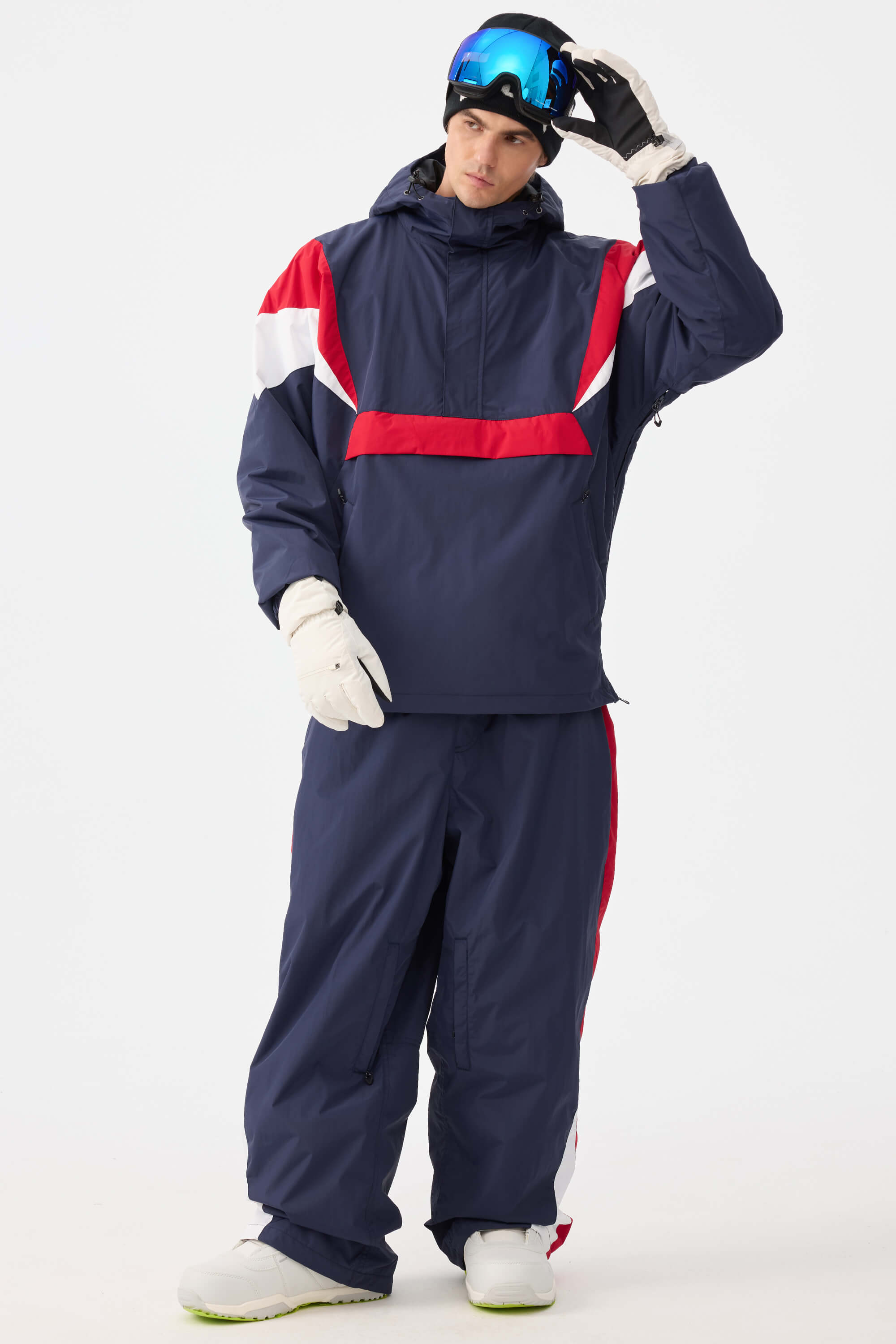 Jaqueta Masculina Térmica Impermeável Retro 90s Anorak Lemartine