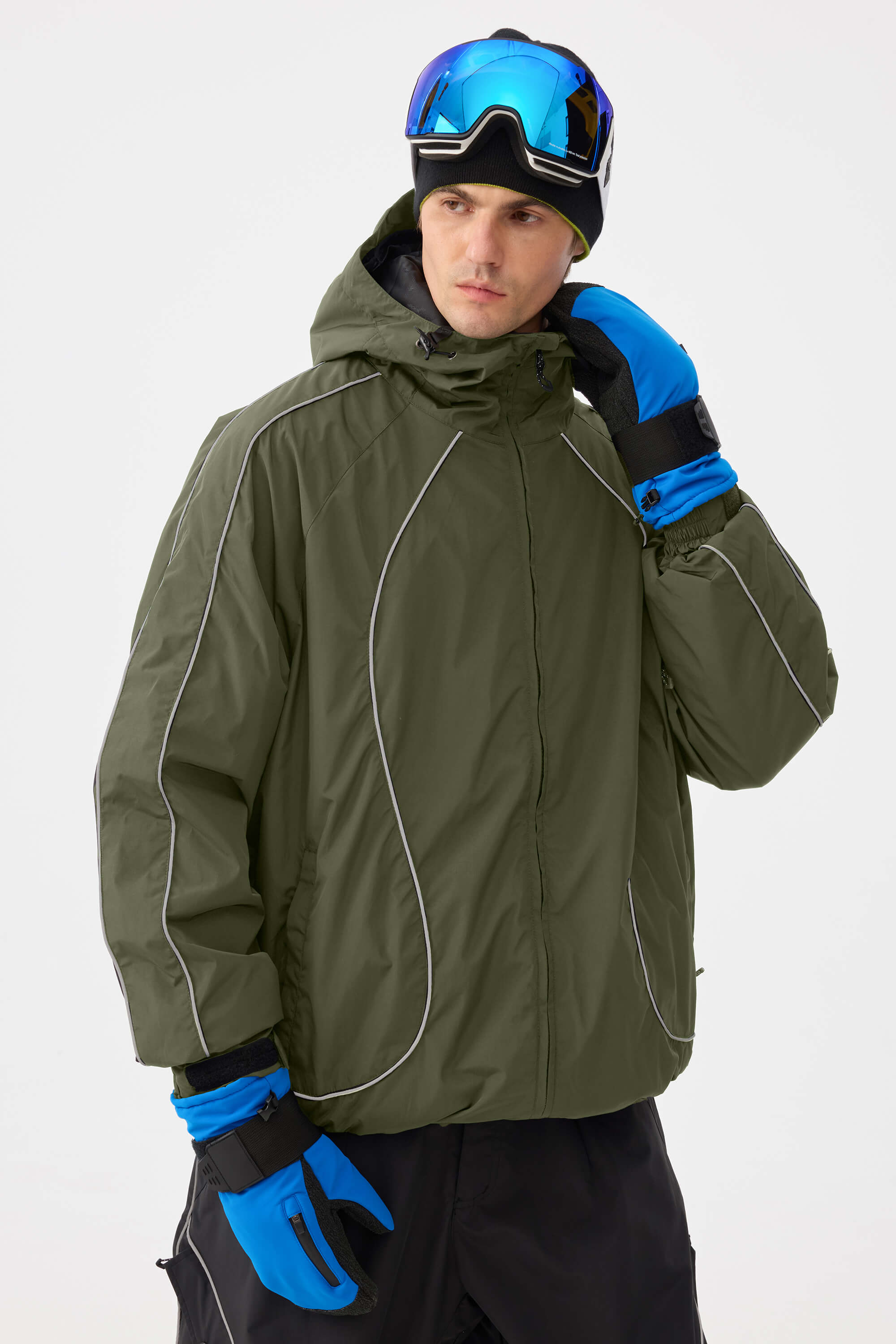 Jaqueta Masculina Retro Track Ski Lemartine