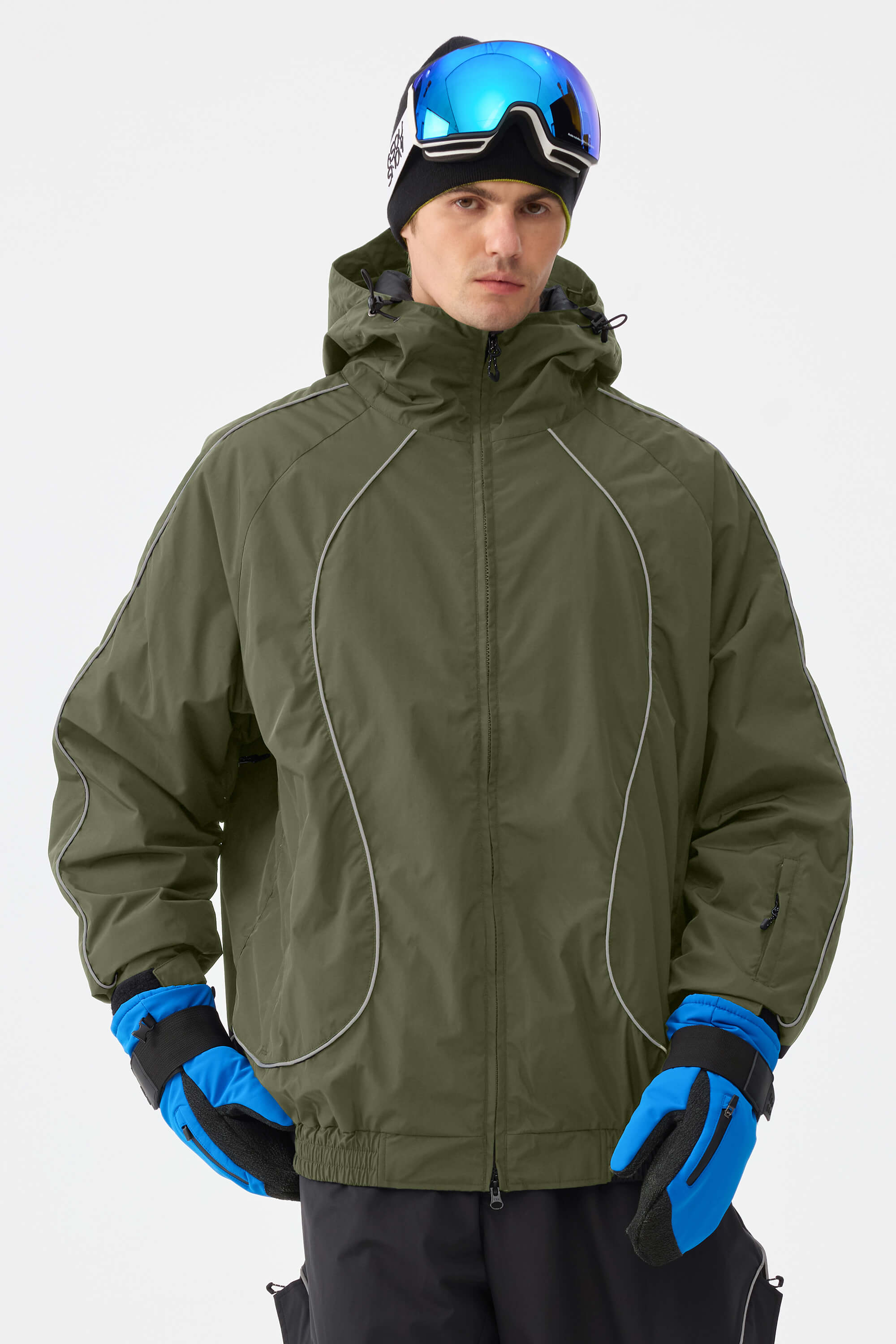 Jaqueta Masculina Retro Track Ski Lemartine