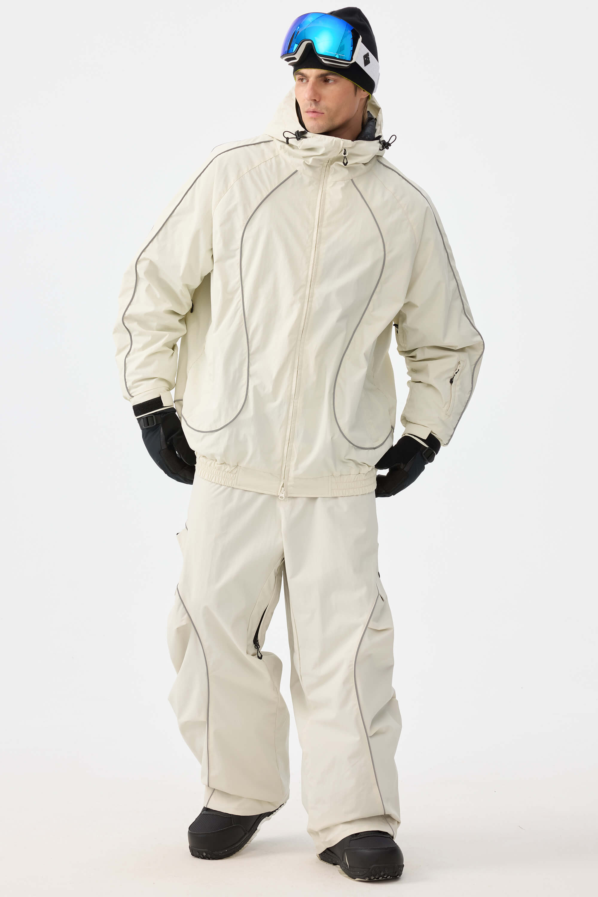 Jaqueta Masculina Retro Track Ski Lemartine