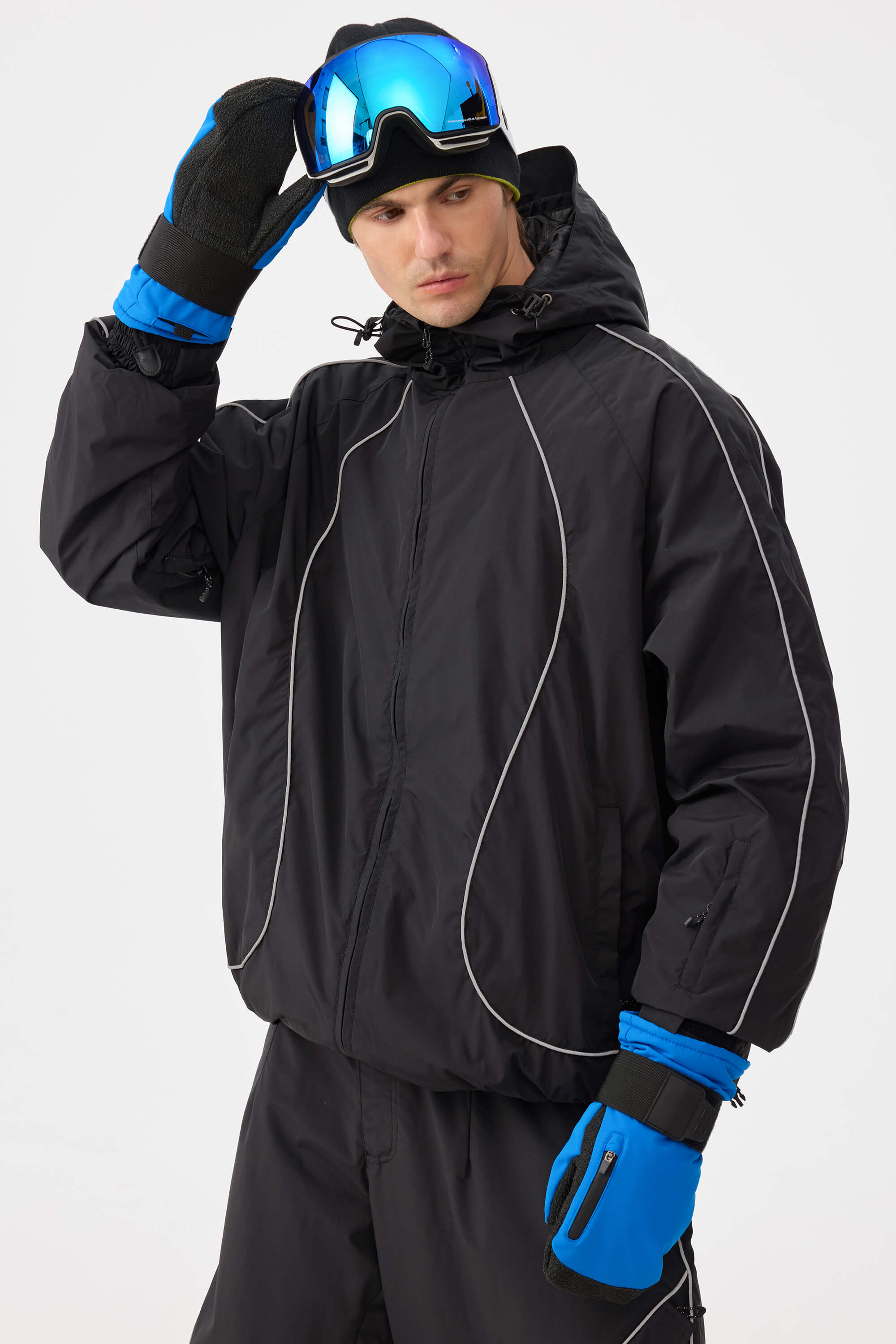 Jaqueta Masculina Retro Track Ski Lemartine