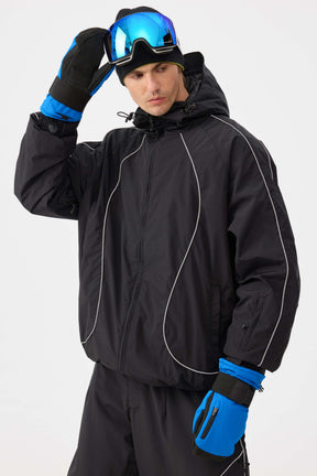 Jaqueta Masculina Retro Track Ski Lemartine
