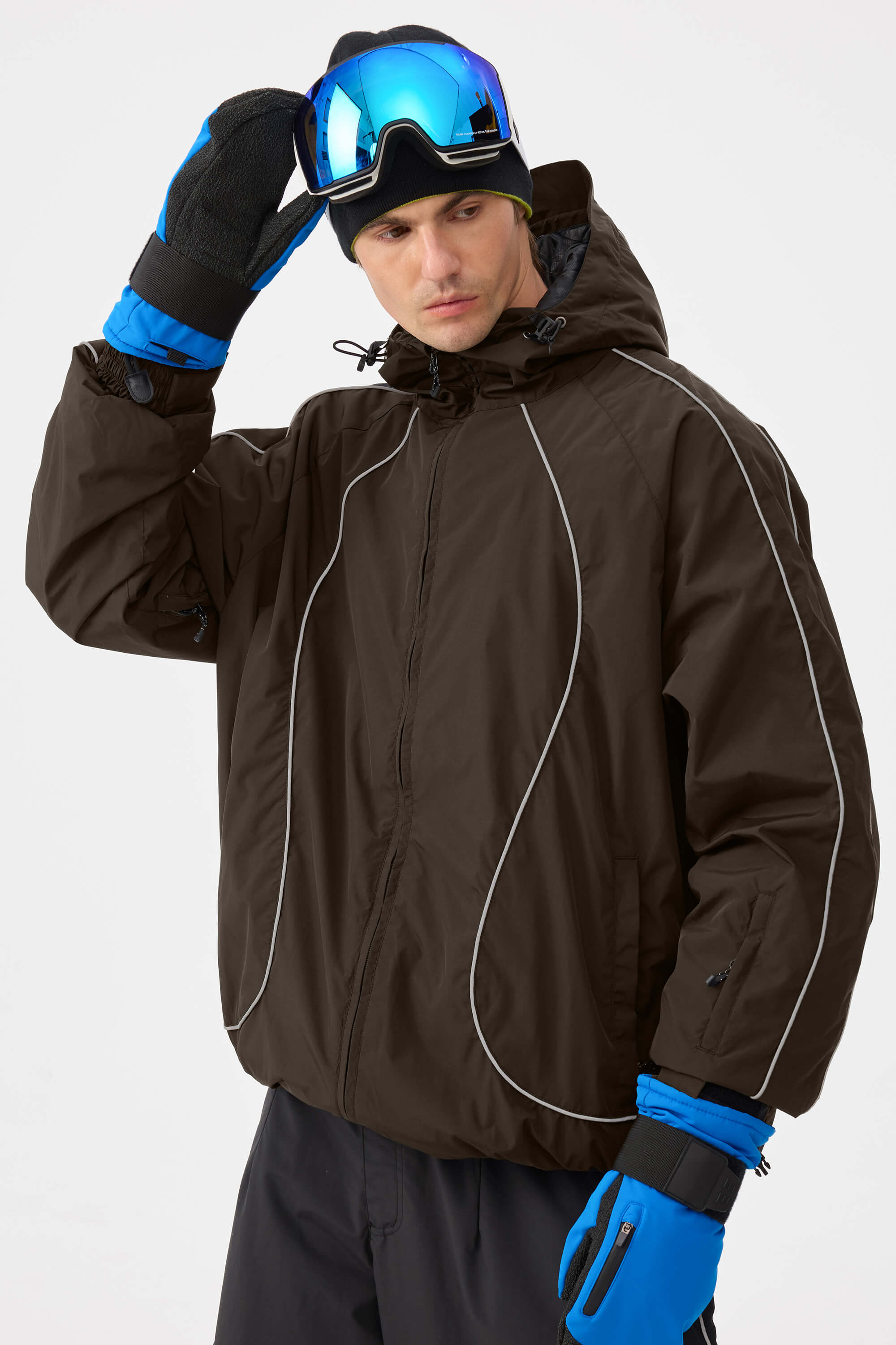 Jaqueta Masculina Retro Track Ski Lemartine