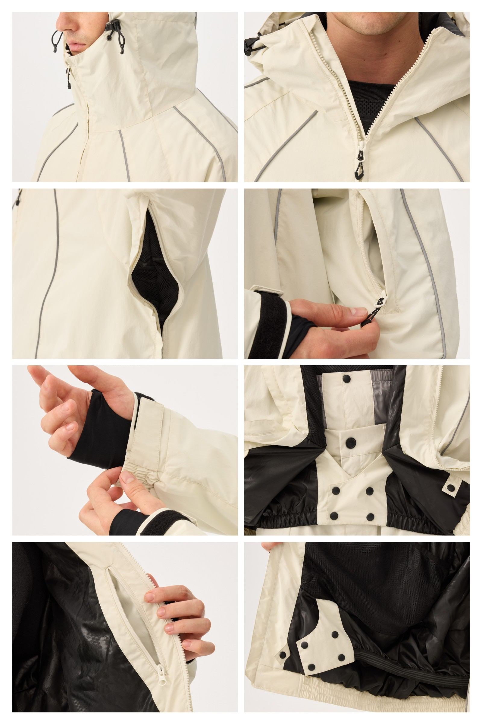 Jaqueta Masculina Retro Track Ski Lemartine