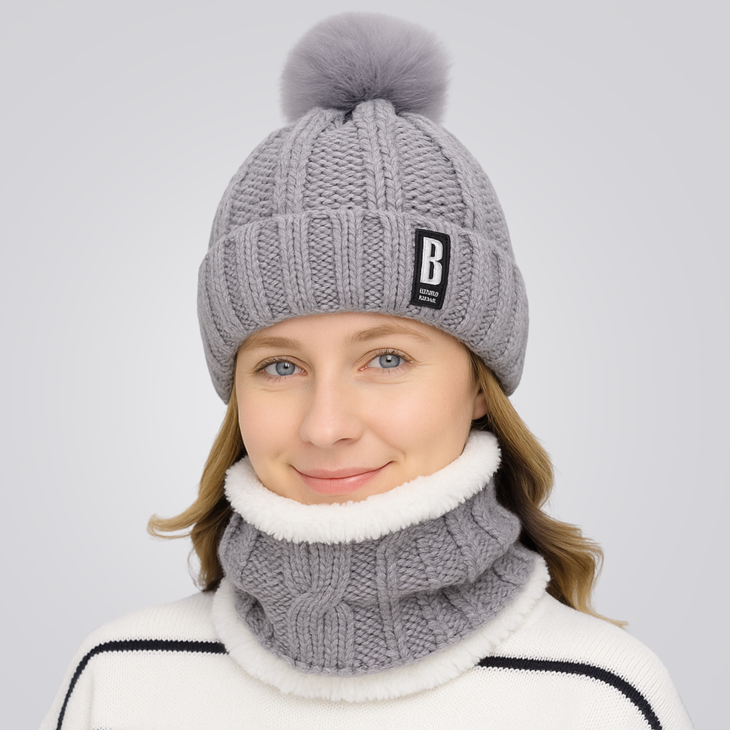 Gorro e Protetor de Pescoço Feminino Confort | Lemartine