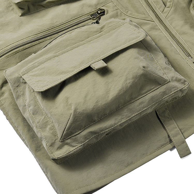Colete Masculino Outdoor Multifuncional com Bolsos Táticos | Lemartine