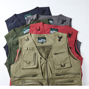Colete Masculino Outdoor Multifuncional com Bolsos Táticos | Lemartine