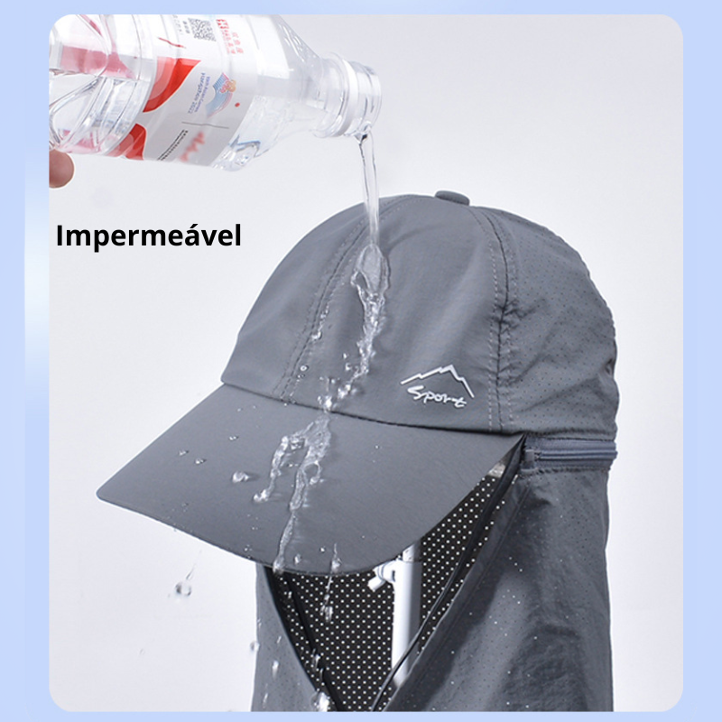 Boné/Chapéu Outdoor UV50+ com Ajuste Traseiro | Lemartine