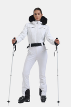 Macacão de Ski Feminino Shirred Lemartine