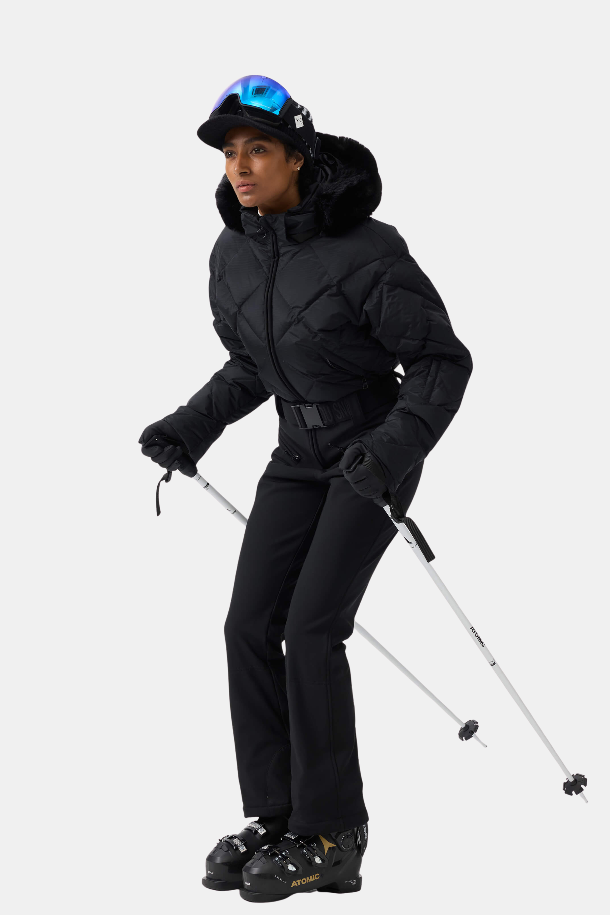 Macacão de Ski Feminino Mini-flare Puffer Lemartine