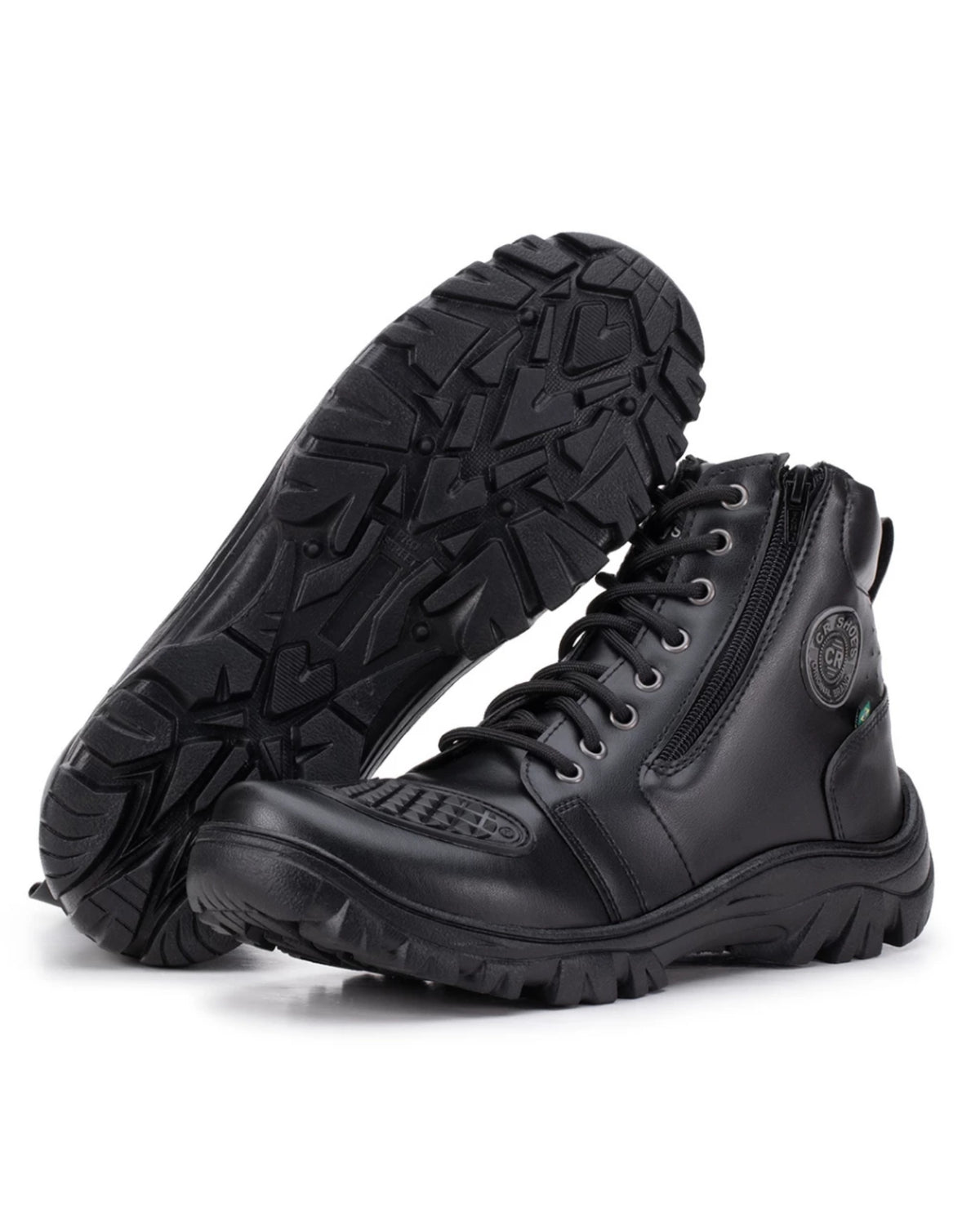 Bota Coturno Motociclista Ziper Lateral | Lemartine