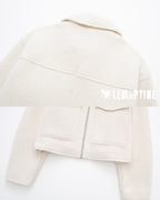 Jaqueta Vintage Feminina Lapela | Lemartine