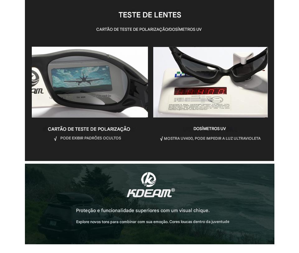 Óculos Militar Polarizado UV400 Kdeam | Lemartine