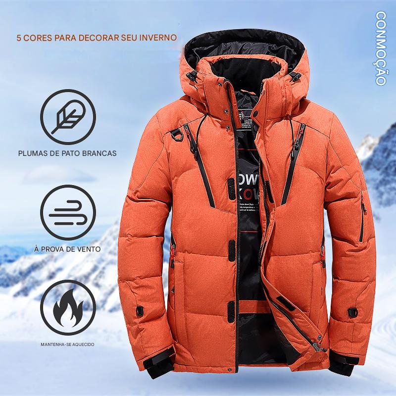 Jaqueta Puffer Térmica Masculina de Pluma Tech Lemartine