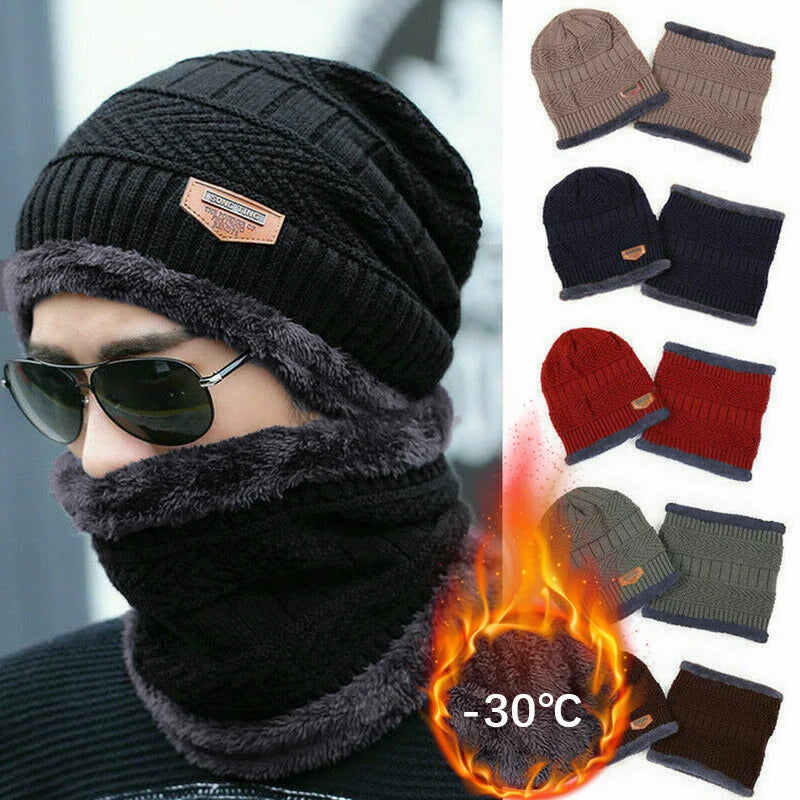 Gorro e Protetor de Pescoço de Lã Lemartine