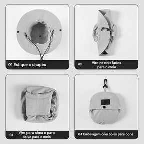 Chapéu Portátil Impermeável com Proteção Solar UV50+ | Lemartine