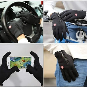 Luva de Inverno com Zíper Touchscreen Lemartine