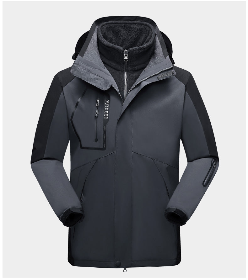 Jaqueta 3 em 1 Masculina Impermeável Inverno Lemartine