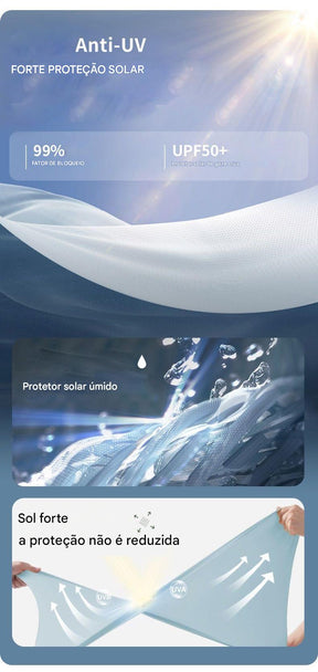 Jaqueta Corta Vento à Prova d'água e Proteção Solar Lemartine