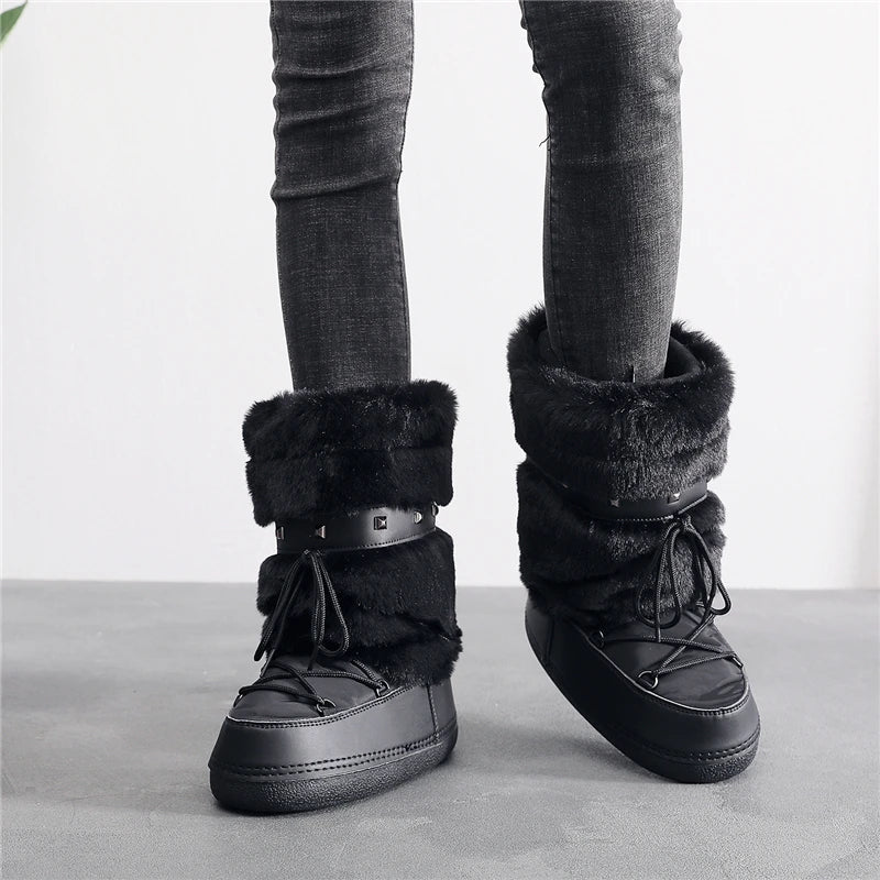 Bota Feminina Snow Moon Boott Ski | Lemartine