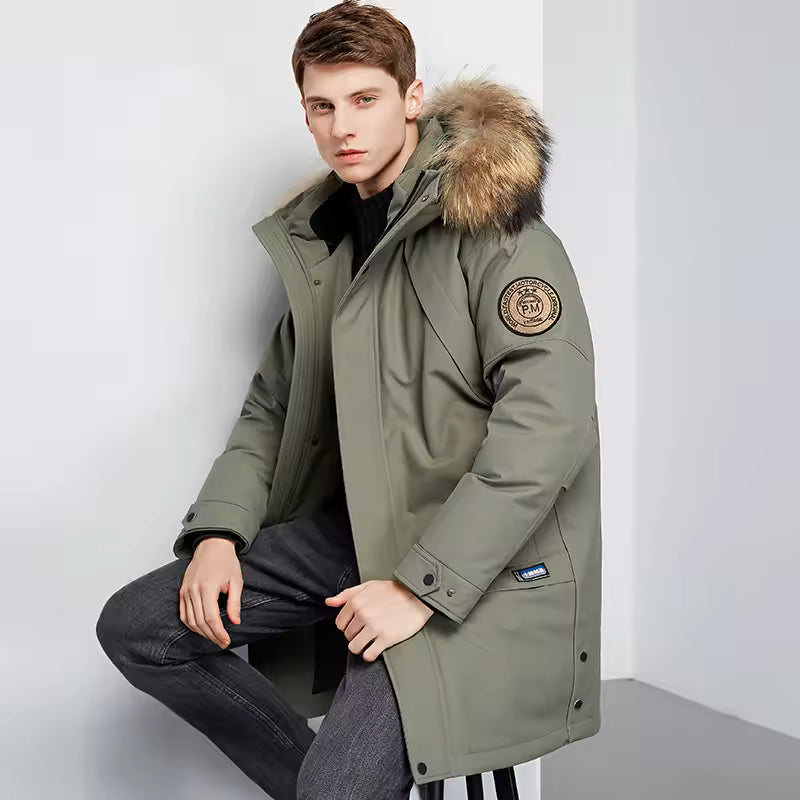 Jaqueta Masculina Parka Térmica Impermeável SKI Lemartine