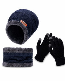 Gorro e Protetor de Pescoço de Lã Lemartine + LUVA GRÁTIS