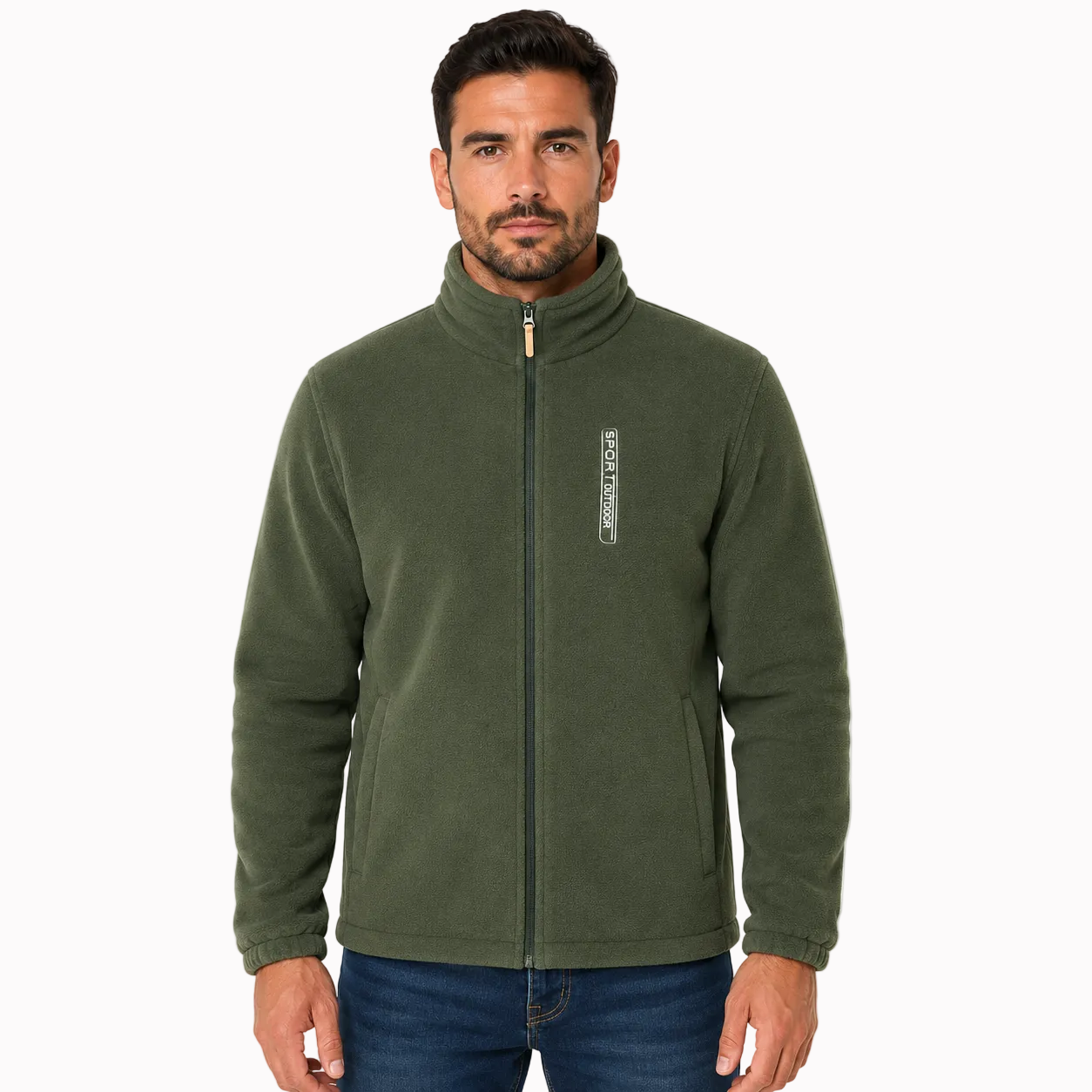 Jaqueta Masculina Fleece de Lã Térmica Lemartine