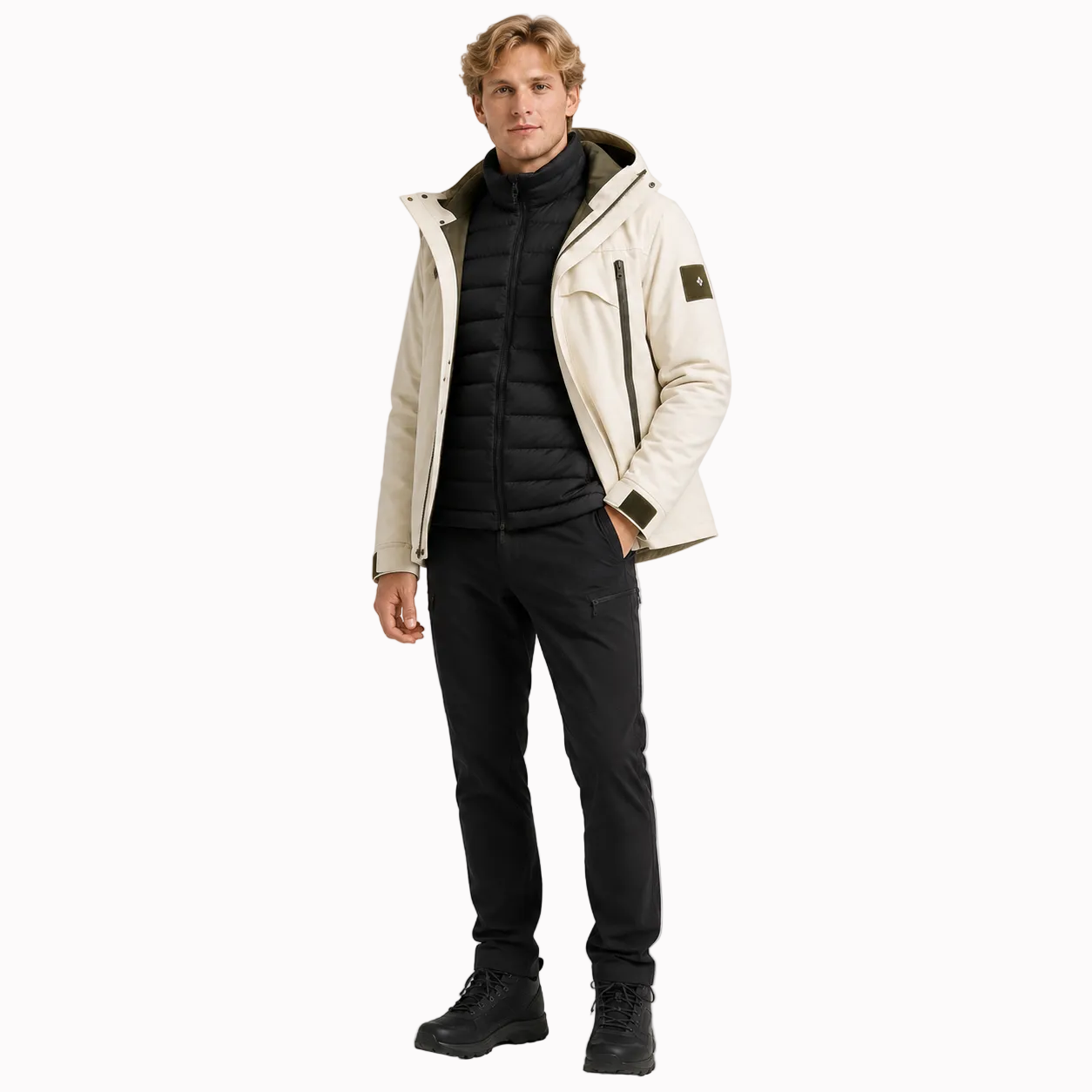 Jaqueta 3 em 1 Puffer NorthPeak Lemartine