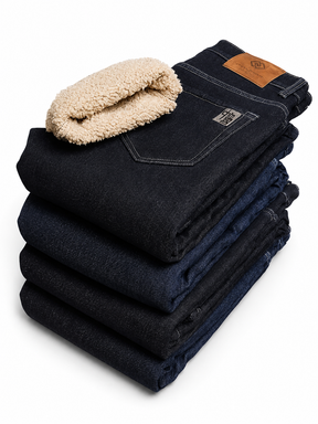 Calça Jeans Masculina Forrada para Inverno Lemartine