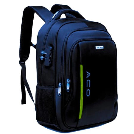 Mochila Unissex Notebook com Senha e Entrada para USB | Lemartine