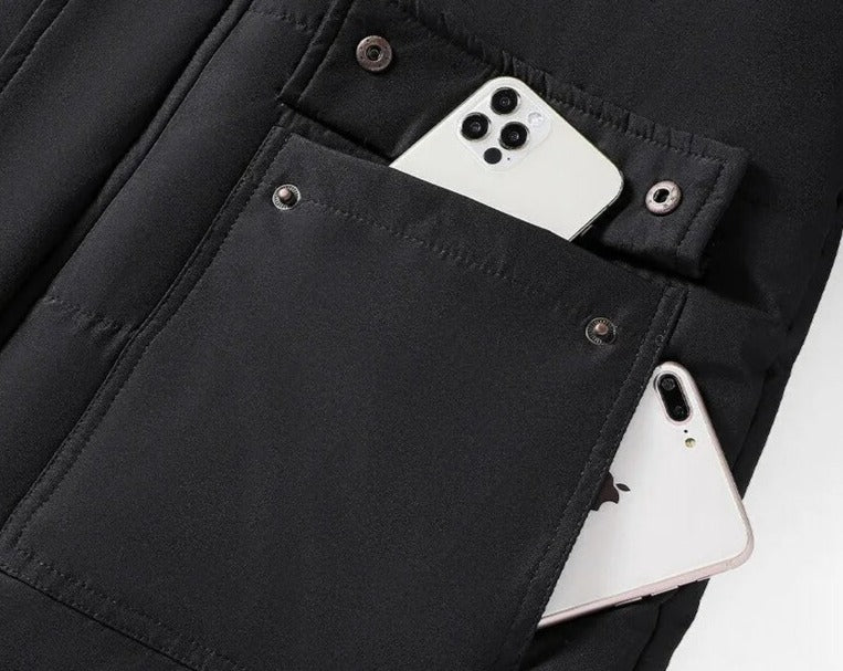 Jaqueta Térmica de lã Masculina de Inverno | Lemartine