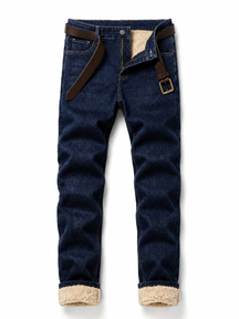 Calça Jeans Masculina Forrada para Inverno Lemartine