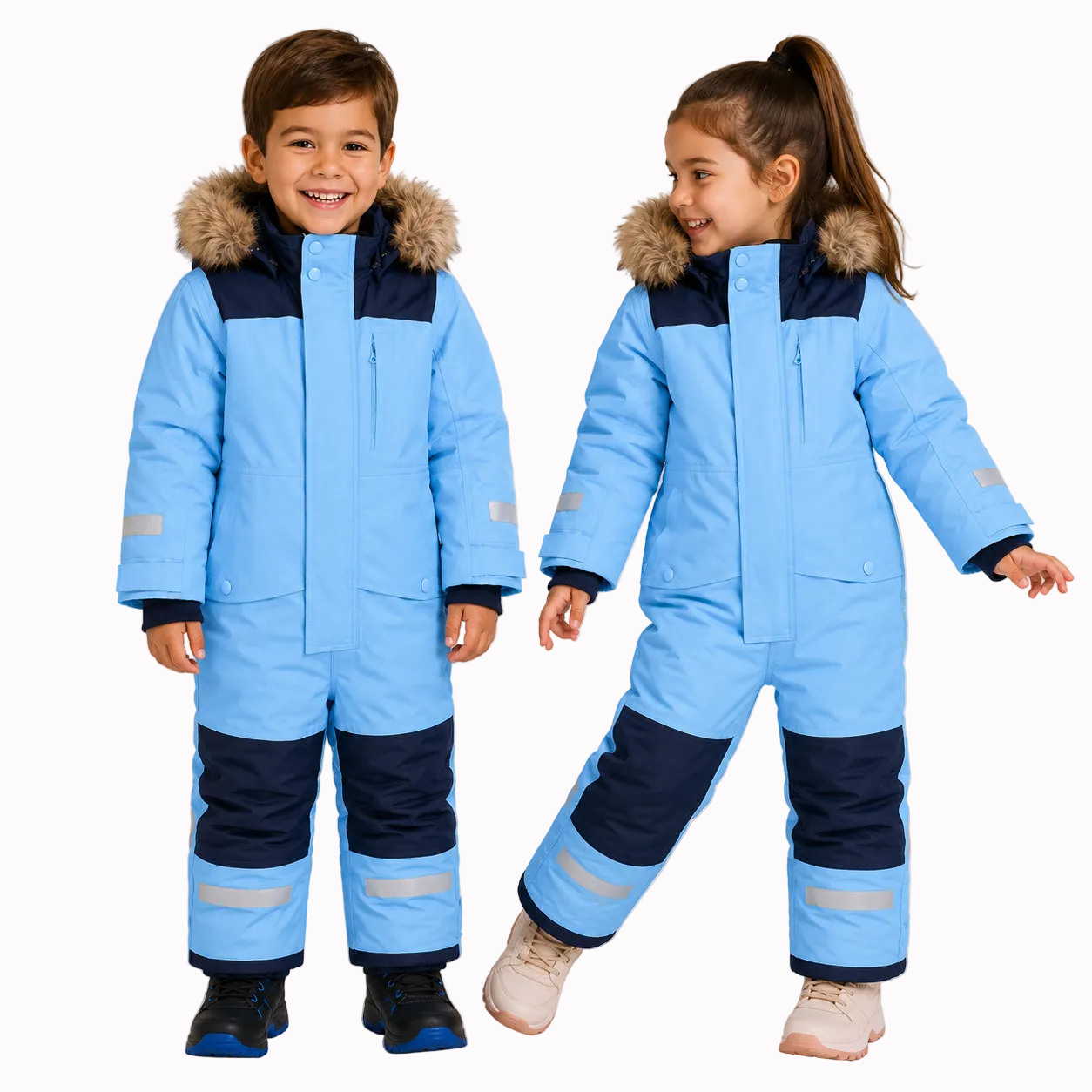 Macacão de ski unissex infantil SnowBuddy Lemartine
