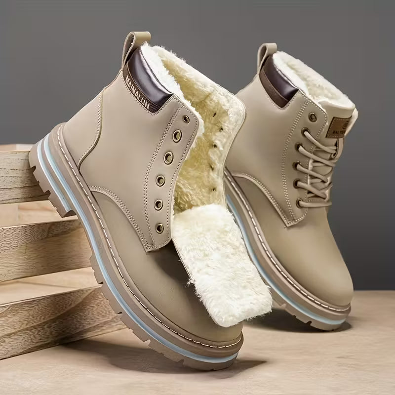 Bota Masculina Térmica Forrada com Lã para Inverno | Lemartine