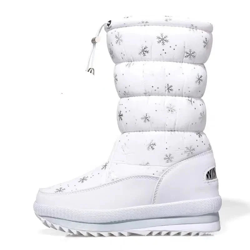 Bota Feminina Forrada em Lã para Neve Lemartine